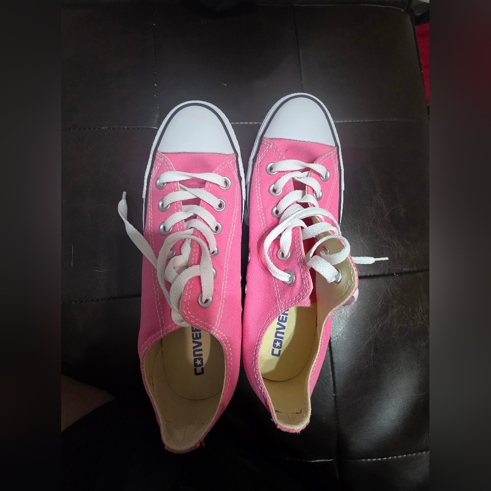 Converse Women's Pink Canvas Sneakers